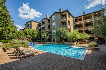 The courts at preston oaks apartment homes refreshing swimming pool
